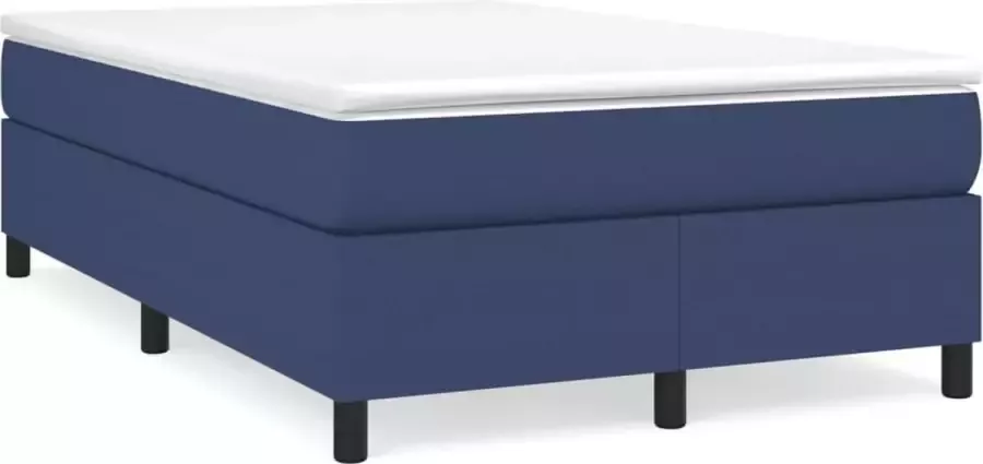 Maison Exclusive Boxspringframe stof blauw 120x200 cm