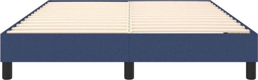 Maison Exclusive Boxspringframe stof blauw 140x200 cm