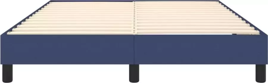 Maison Exclusive Boxspringframe stof blauw 140x200 cm