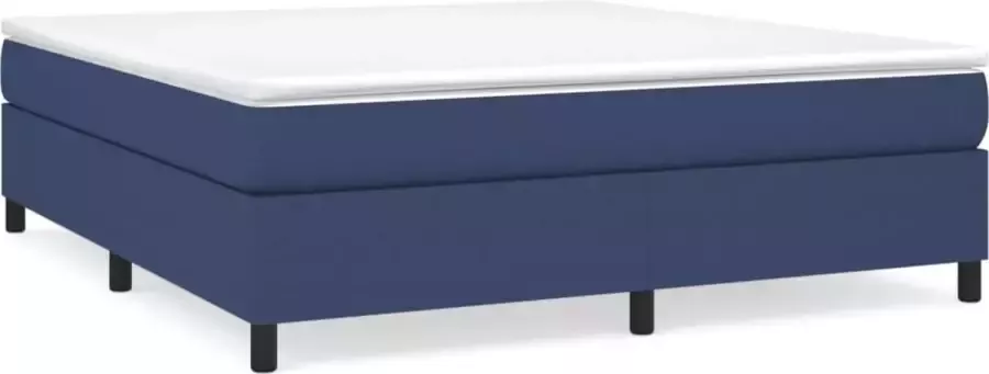 Maison Exclusive Boxspringframe stof blauw 180x200 cm