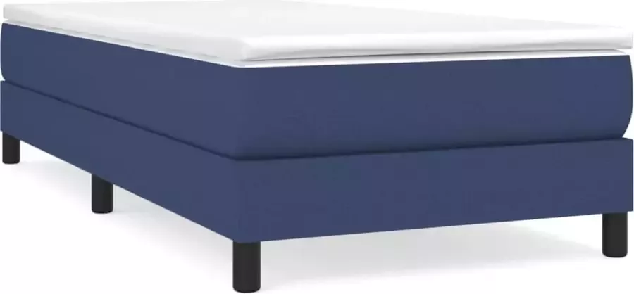 Maison Exclusive Boxspringframe stof blauw 80x200 cm