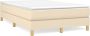 Maison Exclusive Boxspringframe stof crèmekleurig 120x200 cm - Thumbnail 2