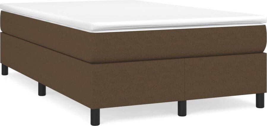 Maison Exclusive Boxspringframe stof donkerbruin 120x200 cm