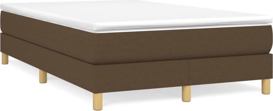 Maison Exclusive Boxspringframe stof donkerbruin 120x200 cm