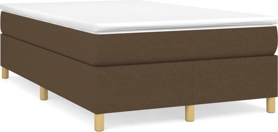 Maison Exclusive Boxspringframe stof donkerbruin 120x200 cm
