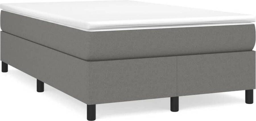Maison Exclusive Boxspringframe stof donkergrijs 120x200 cm