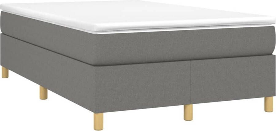 Maison Exclusive Boxspringframe stof donkergrijs 120x200 cm