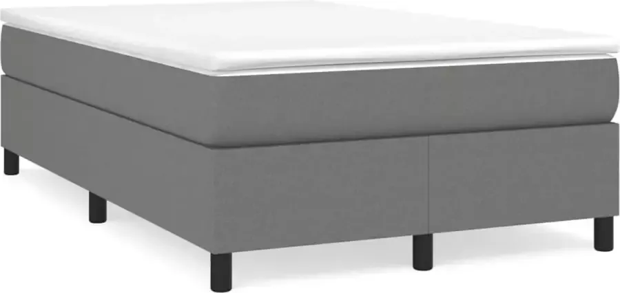 Maison Exclusive Boxspringframe stof donkergrijs 120x200 cm