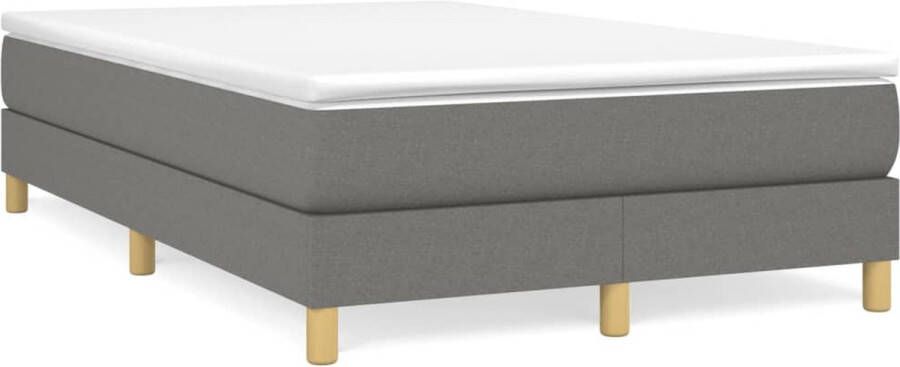 Maison Exclusive Boxspringframe stof donkergrijs 120x200 cm