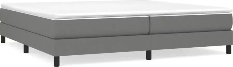 Maison Exclusive Boxspringframe stof donkergrijs 200x200 cm
