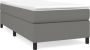 Maison Exclusive Boxspringframe stof donkergrijs 80x200 cm - Thumbnail 1