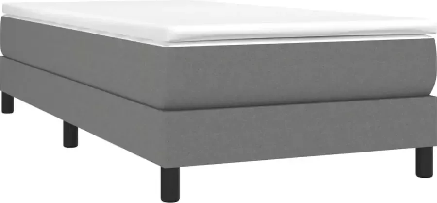 Maison Exclusive Boxspringframe stof donkergrijs 90x190 cm