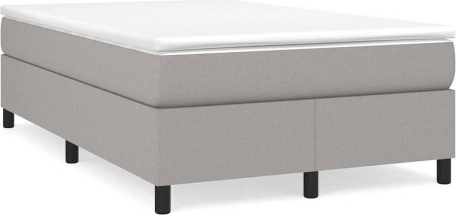 Maison Exclusive Boxspringframe stof lichtgrijs 120x200 cm