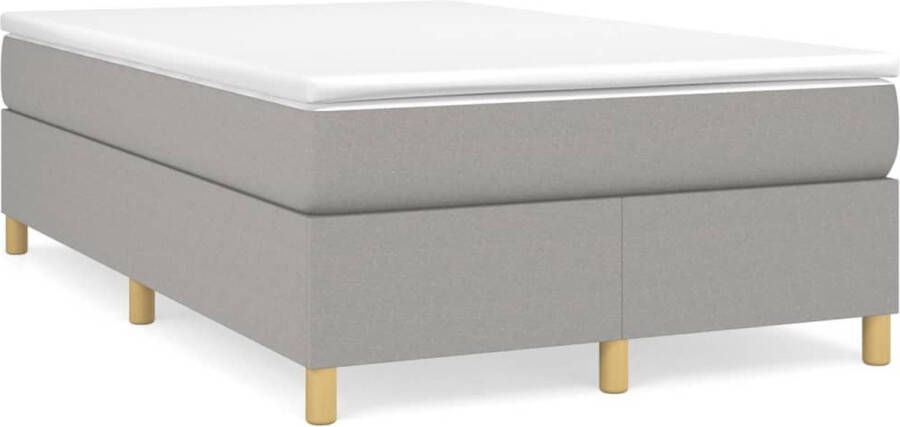 Maison Exclusive Boxspringframe stof lichtgrijs 120x200 cm