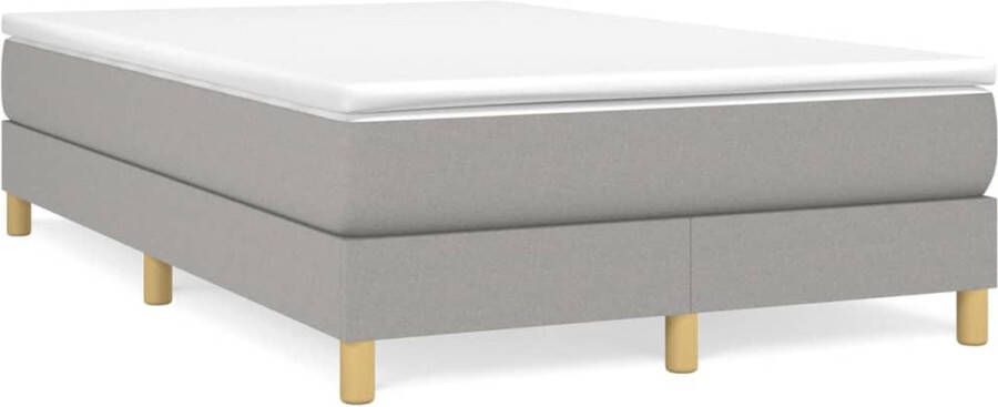 Maison Exclusive Boxspringframe stof lichtgrijs 120x200 cm