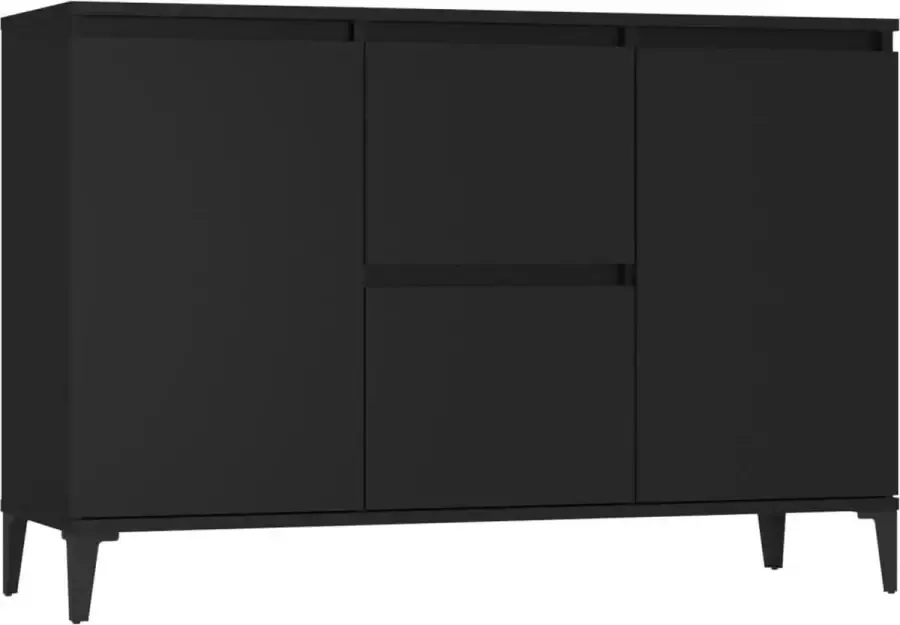 Maison Exclusive Dressoir 104x35x70 cm spaanplaat zwart