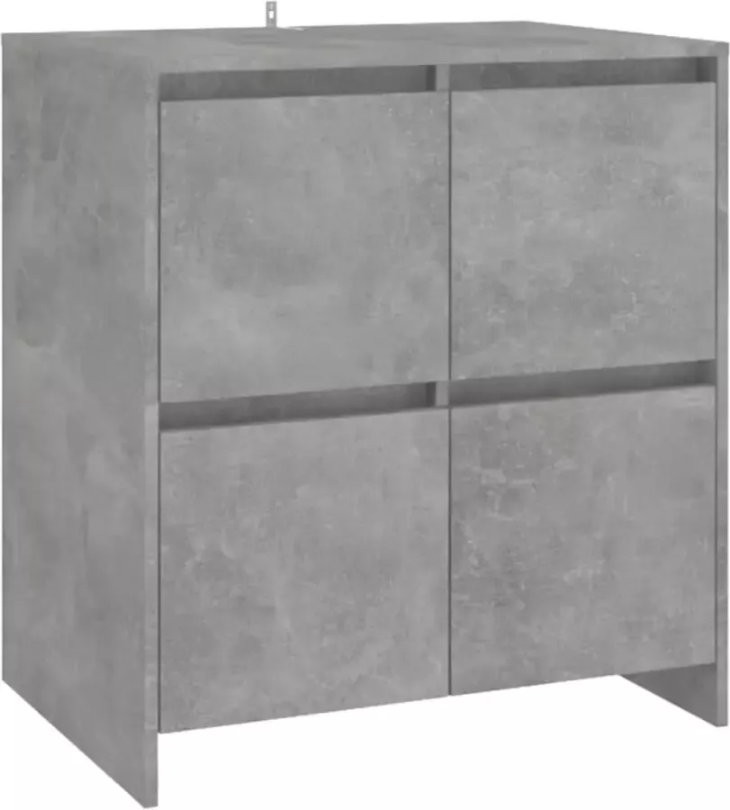 Maison Exclusive Dressoir 70x41x75 cm spaanplaat betongrijs - Foto 2