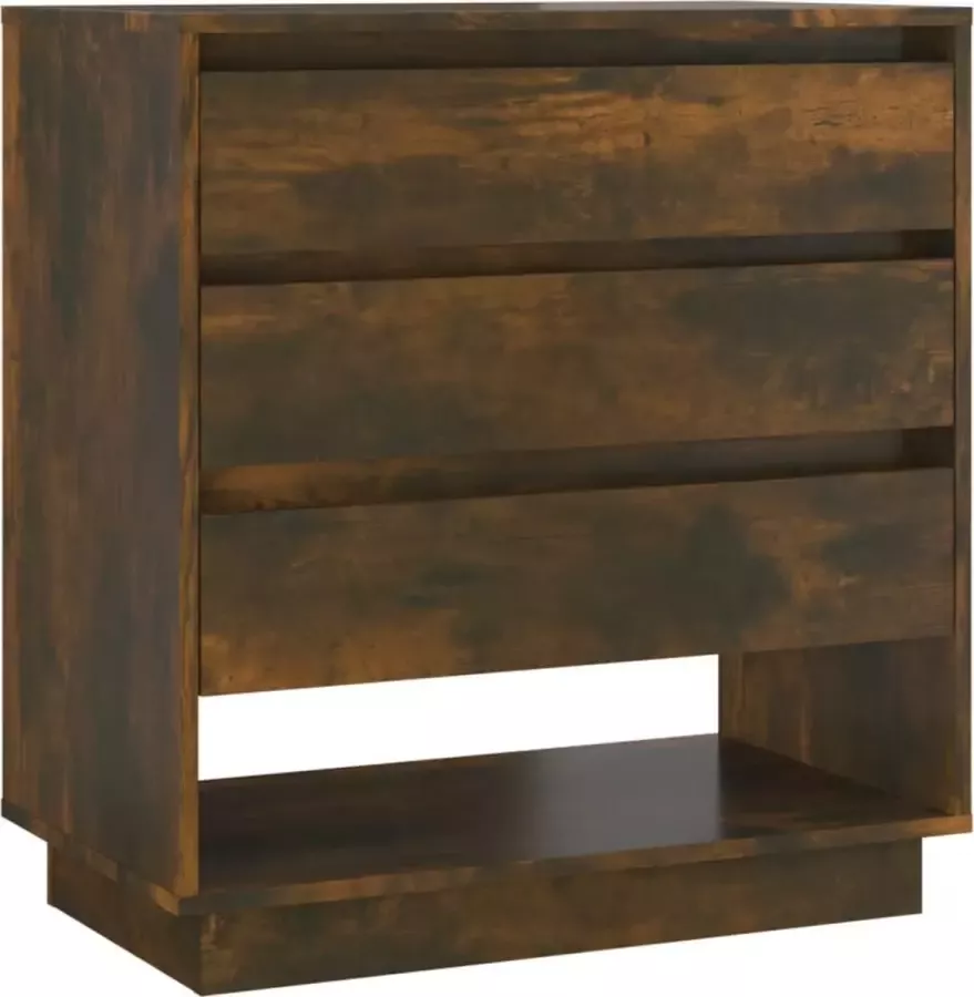 Maison Exclusive Dressoir 70x41x75 cm spaanplaat gerookt eikenkleurig