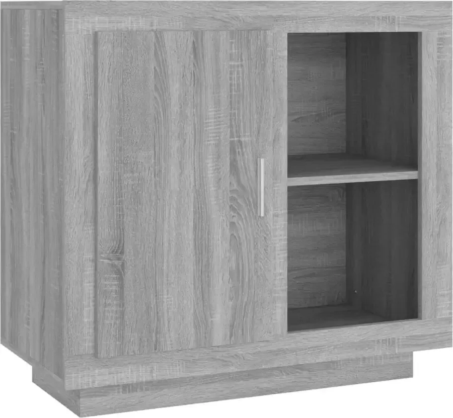 Maison Exclusive Dressoir 80x40x75 cm grijs sonoma eikenkleurig