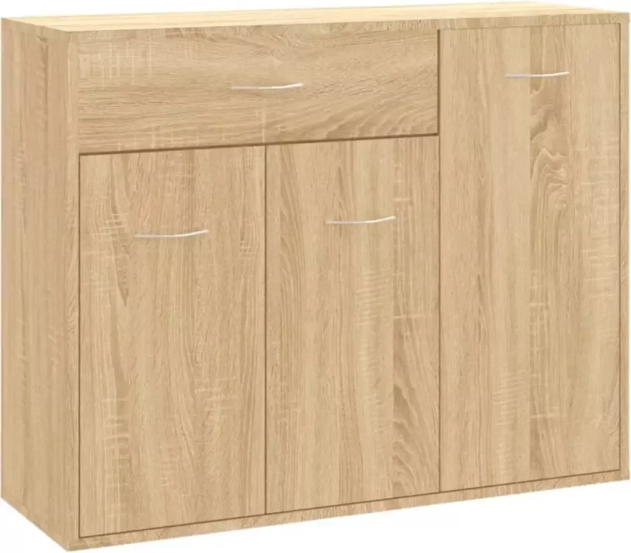 Maison Exclusive Dressoir 88x30x70 cm bewerkt hout sonoma eikenkleurig