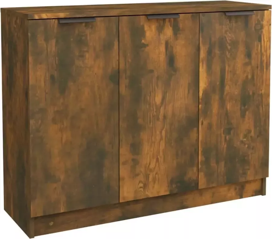 Maison Exclusive Dressoir 90 5x30x70 cm bewerkt hout gerookt eikenkleurig