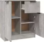 Maison Exclusive Dressoirs 2 st 60x30x70 cm bewerkt hout betongrijs - Thumbnail 3