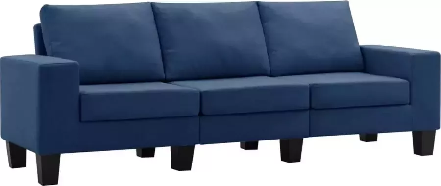 Maison Exclusive Driezitsbank stof blauw