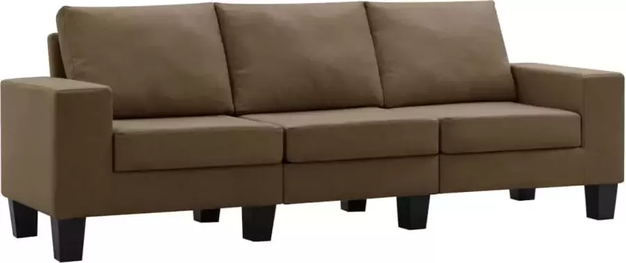 Maison Exclusive Driezitsbank stof bruin - Foto 2