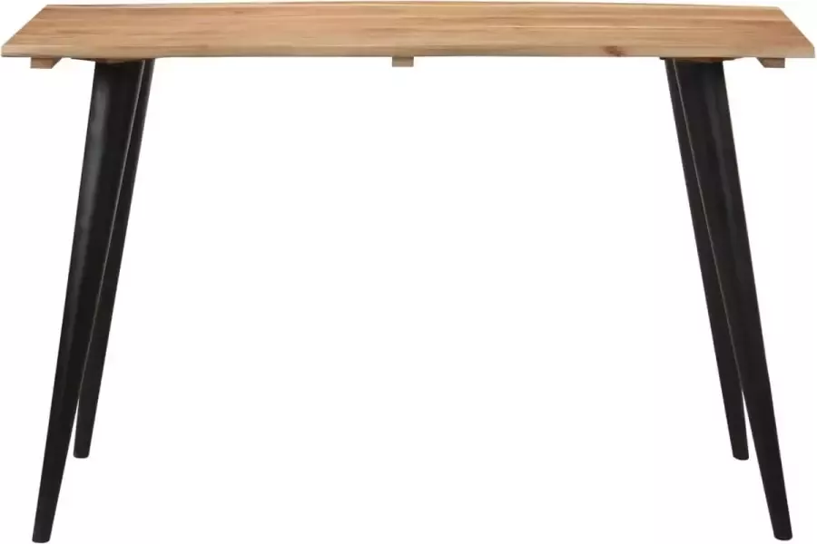 Maison Exclusive Eettafel met natuurlijke randen 120x60x75 cm massief acaciahout