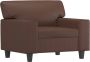 Maison Exclusive Fauteuil 60 cm kunstleer bruin - Thumbnail 2