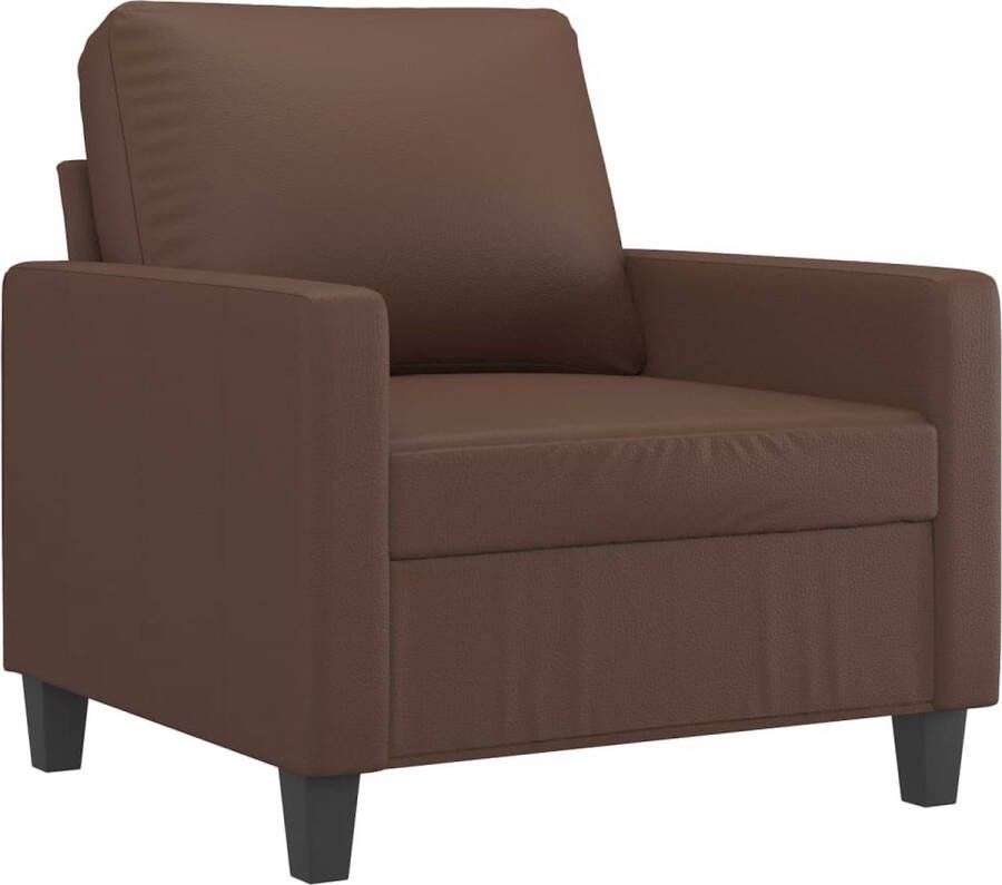 Maison Exclusive Fauteuil 60 cm kunstleer bruin