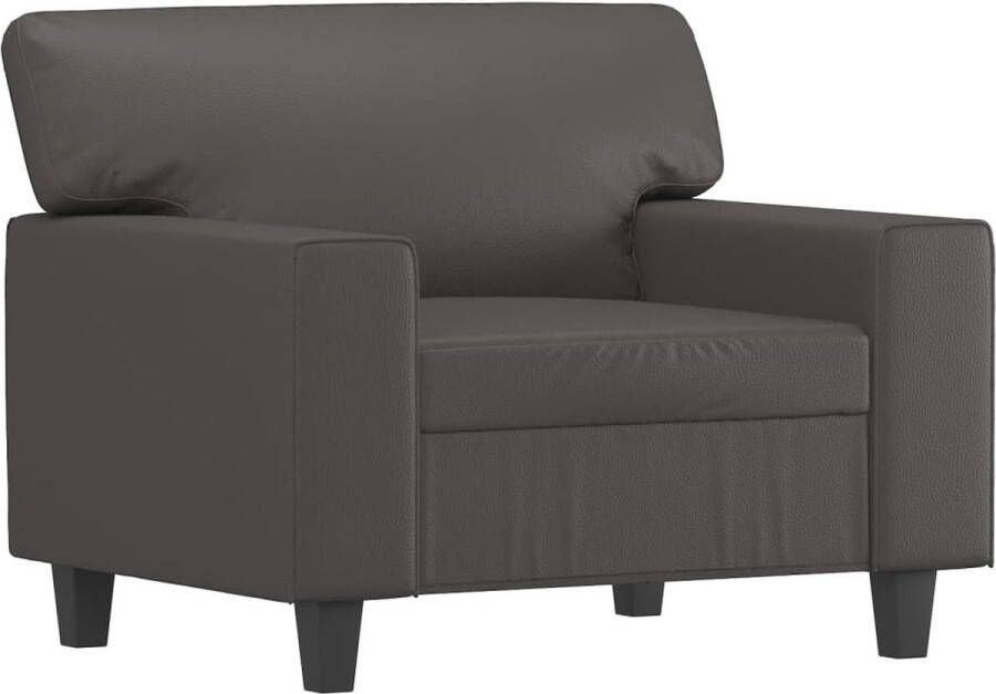 Maison Exclusive Fauteuil 60 cm kunstleer grijs