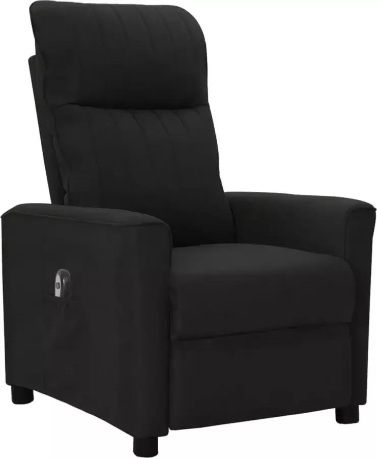 Maison Exclusive Fauteuil elektrisch verstelbaar stof zwart