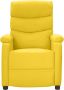 Maison Exclusive Fauteuil verstelbaar stof mosterdgeel - Thumbnail 2