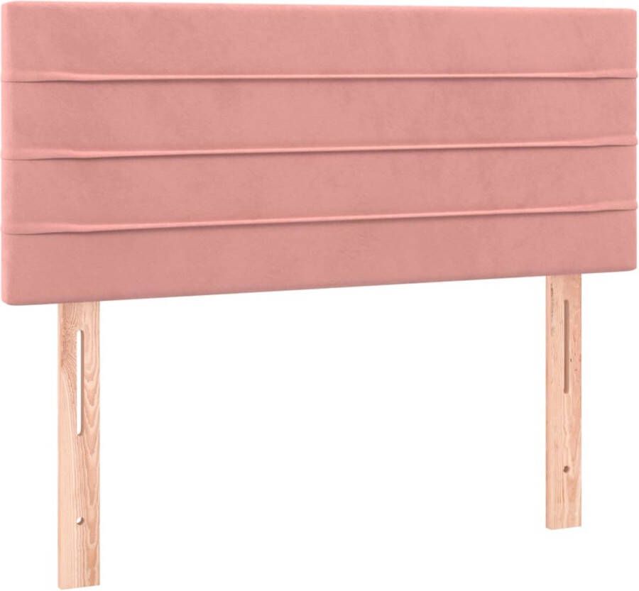 Maison Exclusive Hoofdbord 100x5x78 88 cm fluweel roze - Foto 2