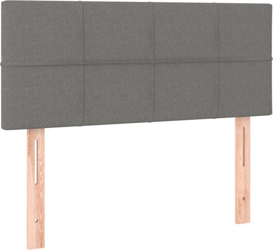 Maison Exclusive Hoofdbord 100x5x78 88 cm stof donkergrijs