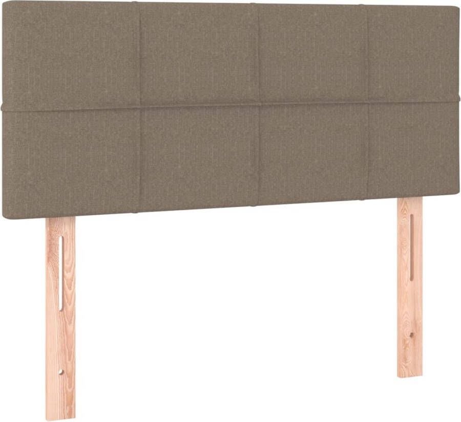 Maison Exclusive Hoofdbord 100x5x78 88 cm stof taupe