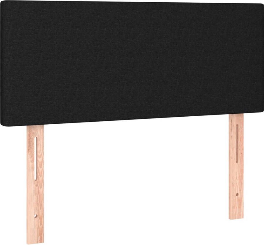 Maison Exclusive Hoofdbord 100x5x78 88 cm stof zwart