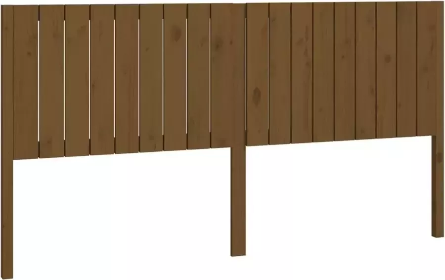 Maison Exclusive Hoofdbord 185 5x4x100 cm massief grenenhout honingbruin - Foto 3