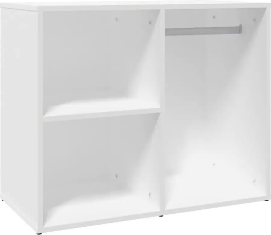 Maison Exclusive Kledingkast 80x40x65 cm bewerkt hout wit