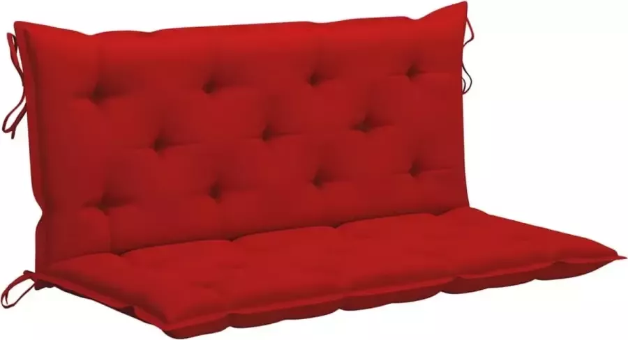 Maison Exclusive Kussen voor schommelstoel 120 cm stof rood