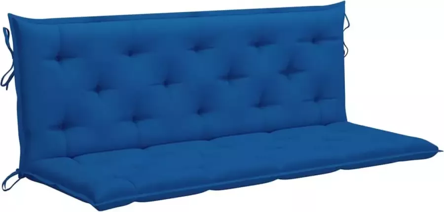 Maison Exclusive Kussen voor schommelstoel 150 cm stof blauw