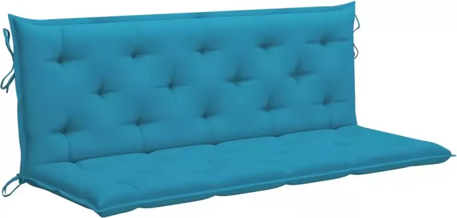 Maison Exclusive Kussen voor schommelstoel 150 cm stof lichtblauw