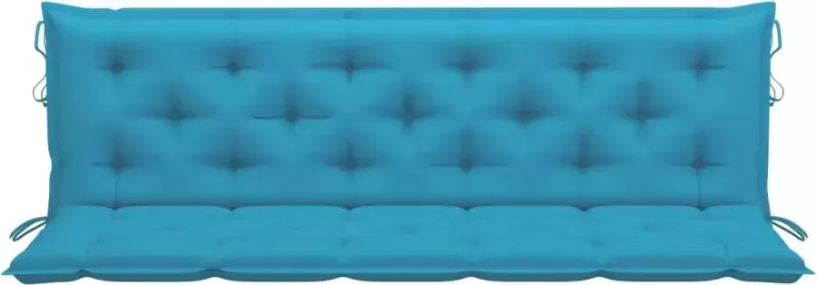 Maison Exclusive Kussen voor schommelstoel 180 cm stof lichtblauw