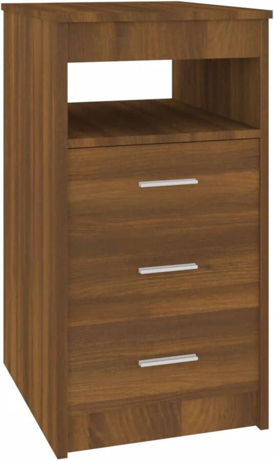 Maison Exclusive Ladekast 40x50x76 cm bewerkt hout bruineikenkleurig