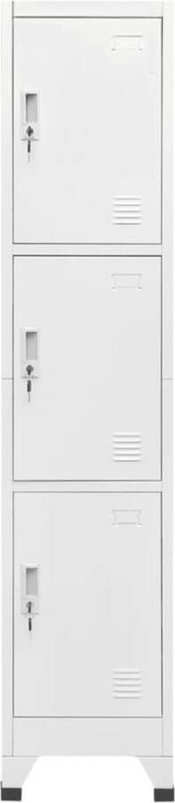 Maison Exclusive Lockerkast met 3 vakken 38x45x180 cm