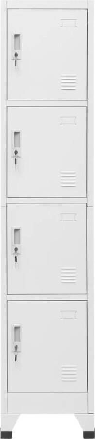 Maison Exclusive Lockerkast met 4 vakken 38x45x180 cm