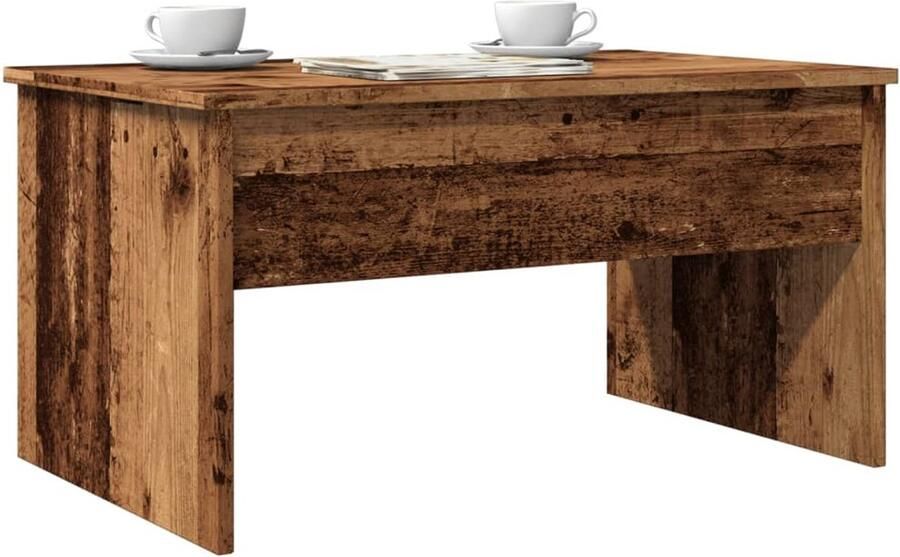 Maison Exclusive FIONERA Salontafel 80x50 5x41 5 cm bewerkt hout oud houtkleurig