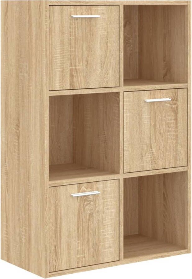 Maison Exclusive Opbergkast 60x29 5x90 cm bewerkt hout sonoma eikenkleurig