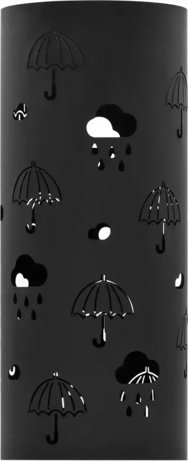 Maison Exclusive Parapluhouder paraplu's staal zwart